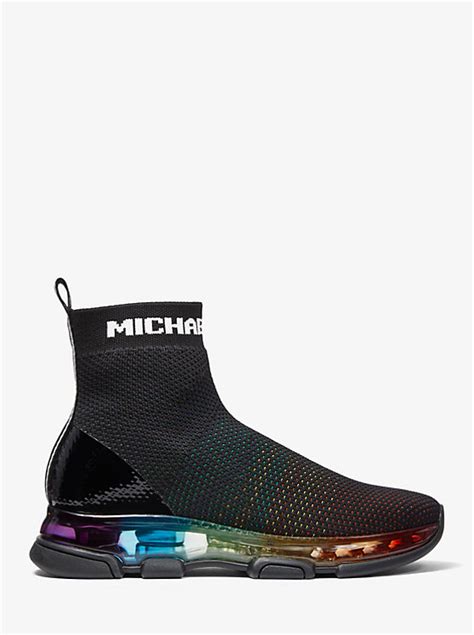 Kendra Rainbow Stretch Knit Sock Sneaker 